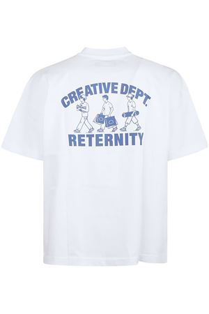 T-shirt in cotone bianco RETERNITY | 1001251020WHITE