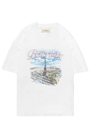 T-shirt in cotone bianco RETERNITY | 1002251010WHITE