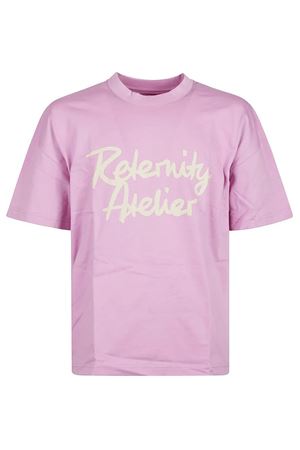 T-shirt in cotone rosa RETERNITY | 1002251060LILAC