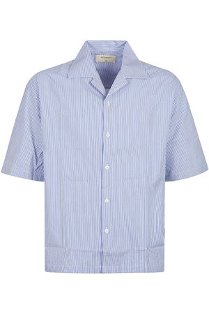 Striped blue white cotton shirt RETERNITY | 1002254010BLUEWHITE