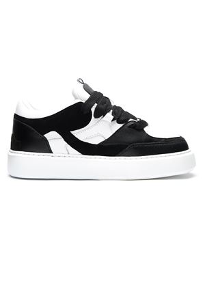 Sneakers in pelle bianca e nera RETERNITY | 4001241030BLACKWHITE