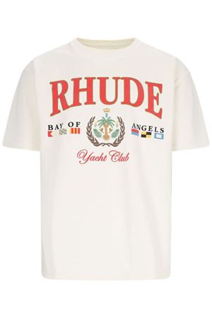 White cotton T-shirt RHUDE | RHPS25TT010120241