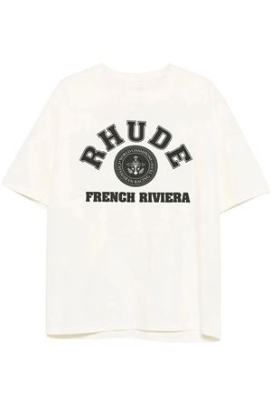 T-shirt in cotone bianco RHUDE | RHPS25TT080120241