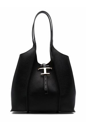 T Timeless Shopping Bag in Leather Small TOD'S | XBWTSBA0200Q8EB999