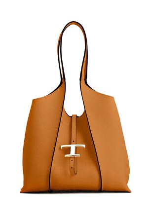 T Timeless Shopping Bag in Leather Small TOD'S | XBWTSBA0200Q8ES410