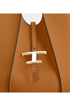 T Timeless Shopping Bag in Leather Small TOD'S | XBWTSBA0200Q8ES410