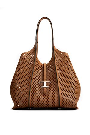 T Timeless Shopping Bag in Leather Medium TOD'S | XBWTSBAW300UPPS410