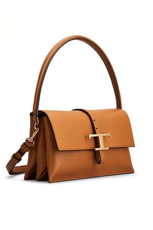 T Timeless Flap Bag in Leather Mini TOD'S | XBWTSEC0100U1ZS410