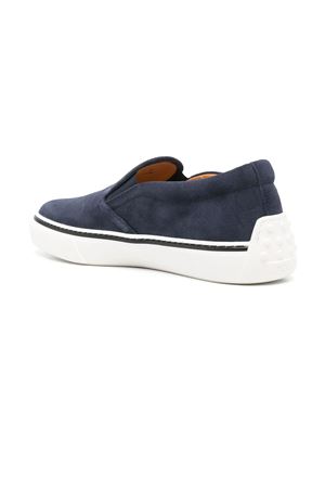 Prussian blue suede sneakers TOD'S | XXM03E0IX70RE0U820