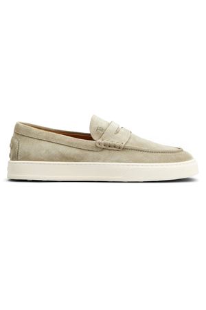 Loafers in beige suede upper TOD'S | XXM04L00640RE0C405