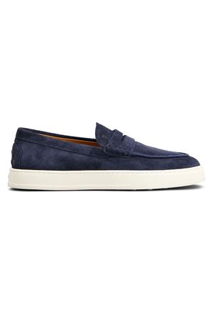 Loafers in blue suede upper TOD'S | XXM04L00640RE0U820