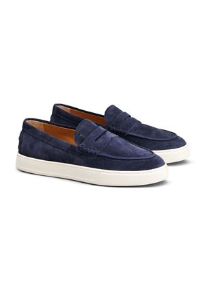 Loafers in blue suede upper TOD'S | XXM04L00640RE0U820