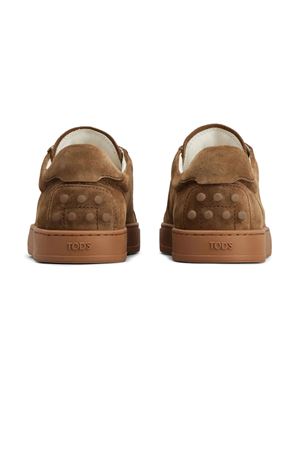 Brown calfskin suede upper sneakers TOD'S | XXM04L0HZ40RE0S818