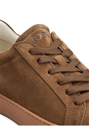 Brown calfskin suede upper sneakers TOD'S | XXM04L0HZ40RE0S818