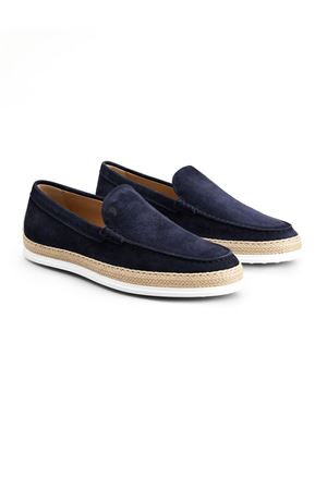 Mocassini Espadrille in pelle scamosciata TOD'S | XXM0TV0AJ30OA6U801