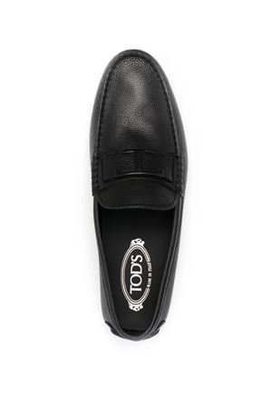 Logo-Plaque Leather Loafers TOD'S | XXM42C0CT50S95B999