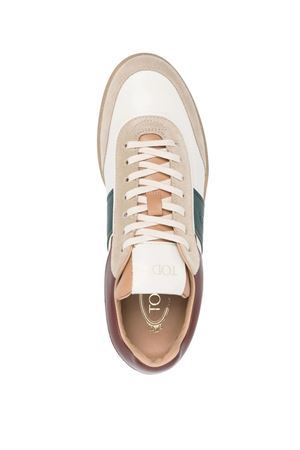 Tabs Sneakers in Beige Suede TOD'S | XXM68C0DP30IRABI47