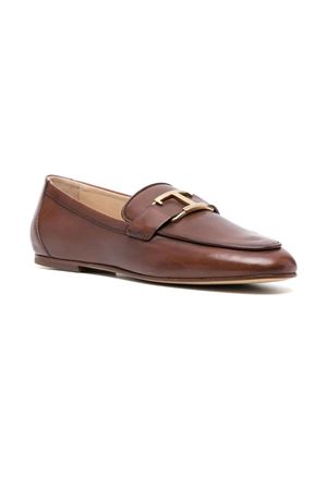 T-Logo Leather Loafers TOD'S | XXW79A0GG90NF5S607