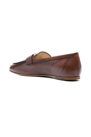 T-Logo Leather Loafers TOD'S | XXW79A0GG90NF5S607