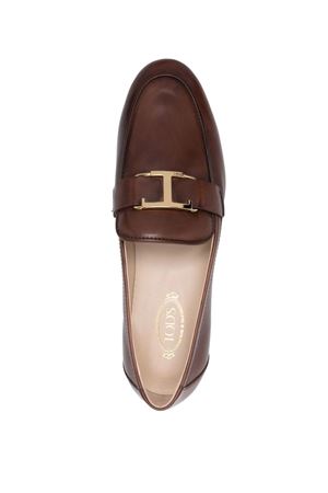 Mocassini in pelle con logo T TOD'S | XXW79A0GG90NF5S607