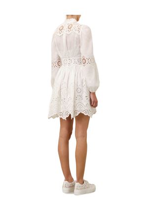 Acacia Broderie Mini Dress in Ivory ZIMMERMANN | 0981DRS252IVO