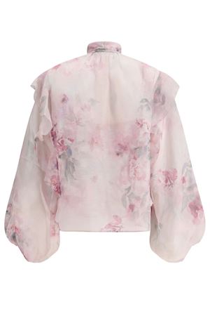 Blusa in seta e lino rosa ZIMMERMANN | 2856TR251PIF