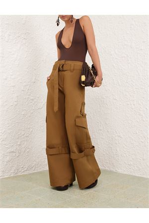 Illuminate Cargo Pant in Khaki ZIMMERMANN | 3061PS251KHA