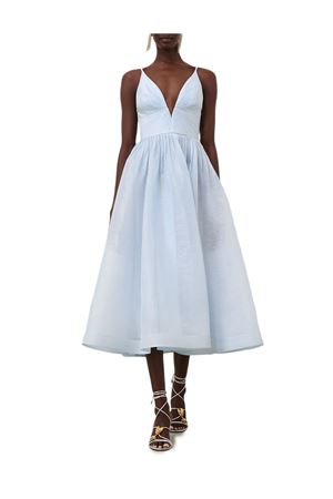 Silk linen midi dress ZIMMERMANN | 4392DS251MIT