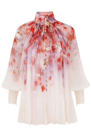 Blusa scarlatto a fiori ZIMMERMANN | 5768TR251SCAFLO